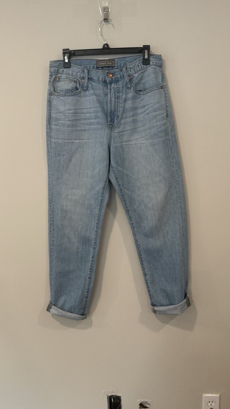 J. Crew Point Sur Denim Straight Boyfriend Hight Rise Retro Size 29 -3072